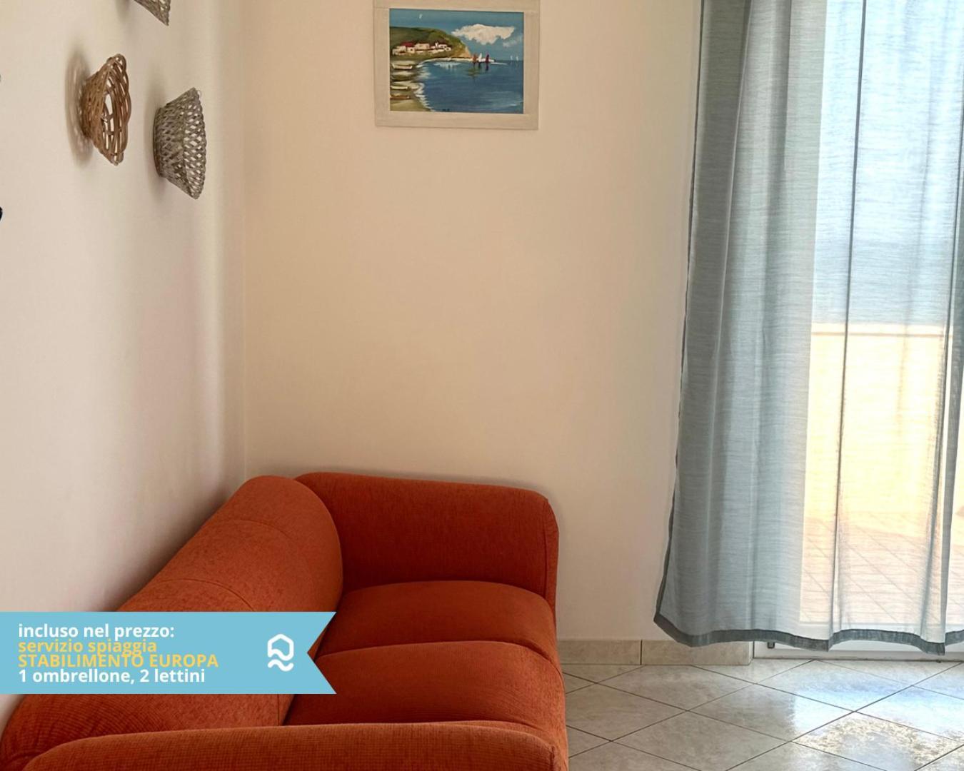 Rs321 - Marcelli, Trilocale Fronte Mare Con Spiaggia Inclusa Exterior photo